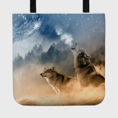 Wolf Cosmic Tote Bag