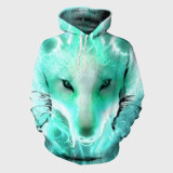 Flame Wolf Hoodie