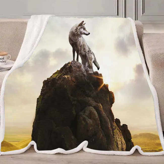 Wolf King Blanket