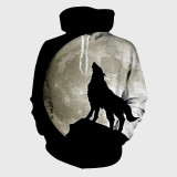 Howling Wolf Moon Hoodie