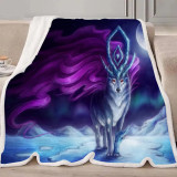Wolf Angel Blanket