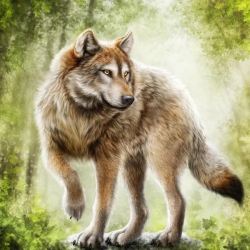 Wild Wolf Wolf Blanket