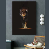 Fierce Wolf Painting Art