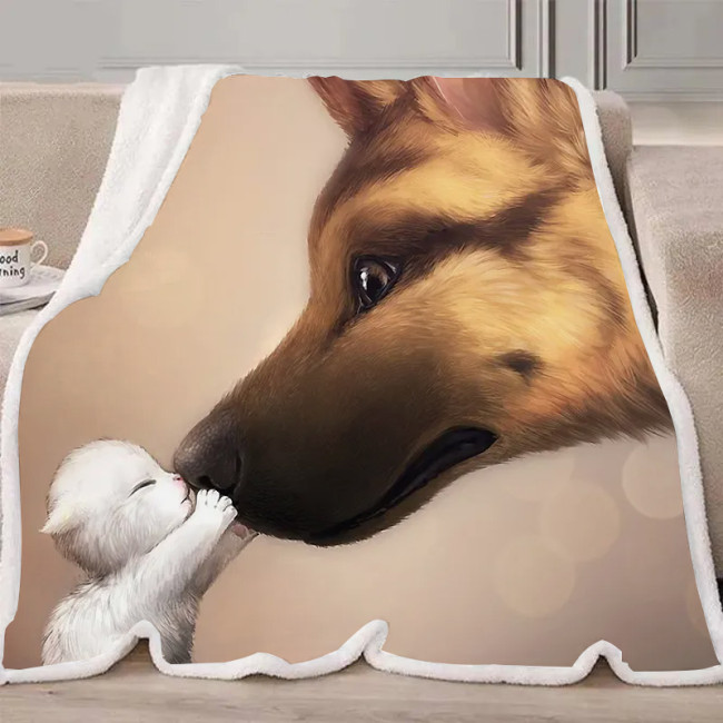 Wolf Print Blanket