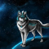 Wolf Cosmic Blanket