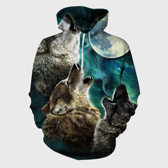 Three Wolf Moon Hoodie