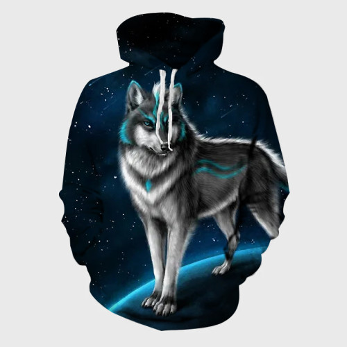 Wolf Cosmic Hoodie