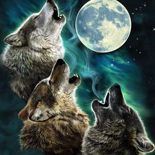 Three Wolf Moon Hoodie