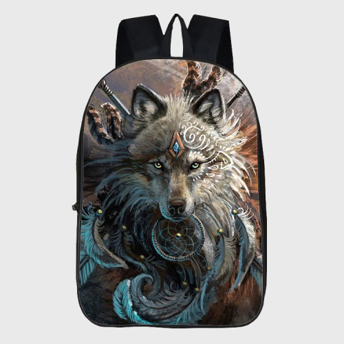 Native Wolf Backpack