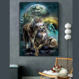 Wolf Lovers Painting Art