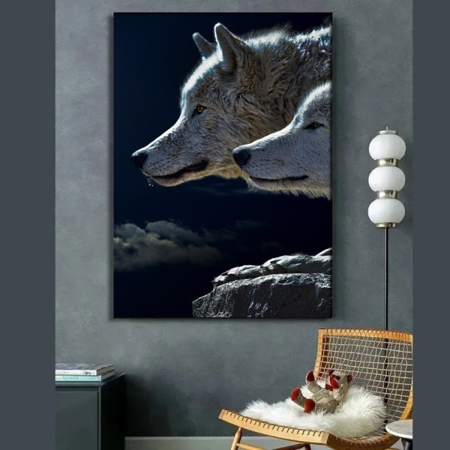 Wolf Packs Painting Art