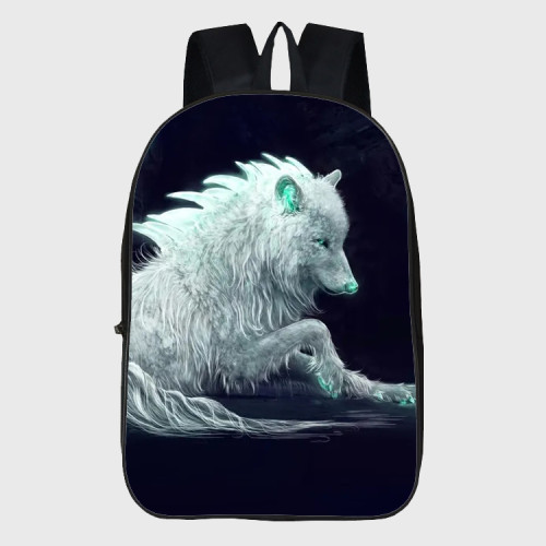 Arctic Wolf Art Backpack