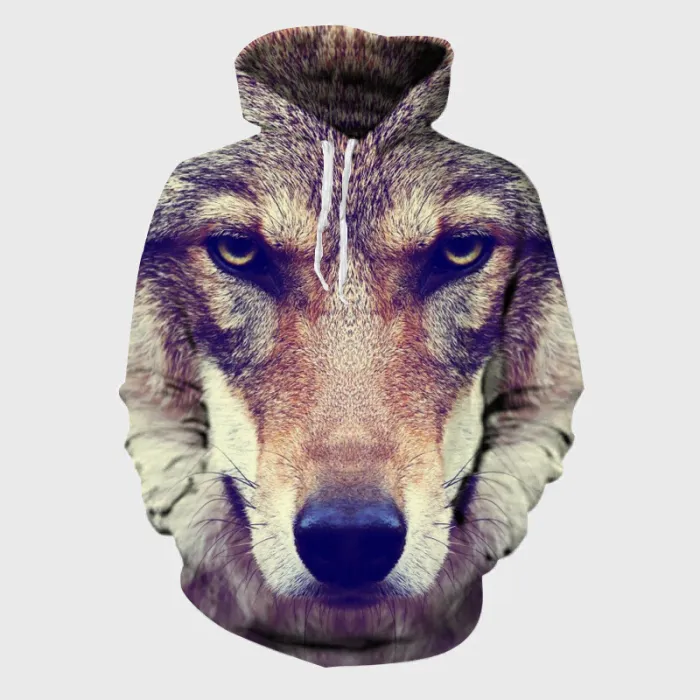 Wolf Head Hoodie