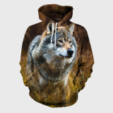 Gray Wolf Hoodie