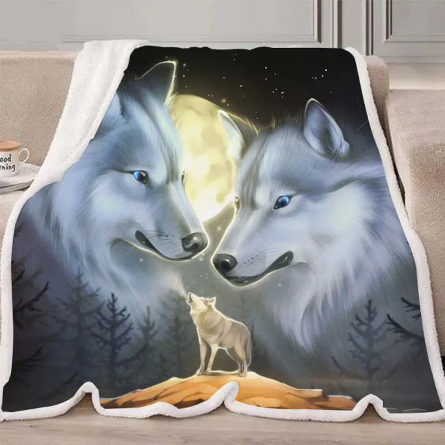 Wolf Howl Blanket