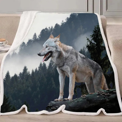 Wild Wolf Blanket