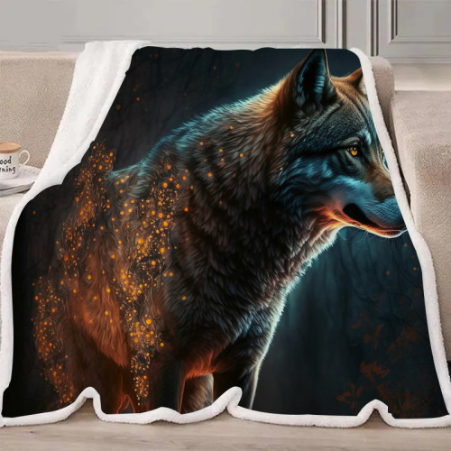 Wolf Art Blanket