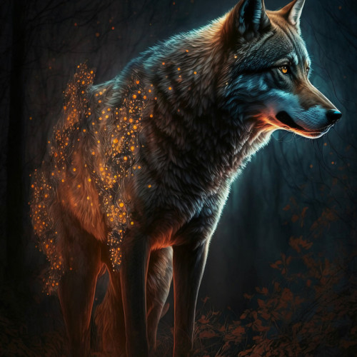 Wolf Art Hoodie