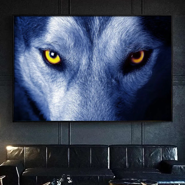 Wolf Eye Painting Art