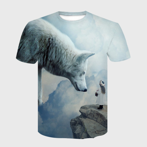 Girl And Wolf T-Shirt