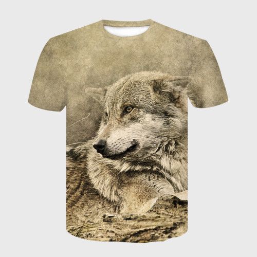 Wolf Drawing T-Shirt
