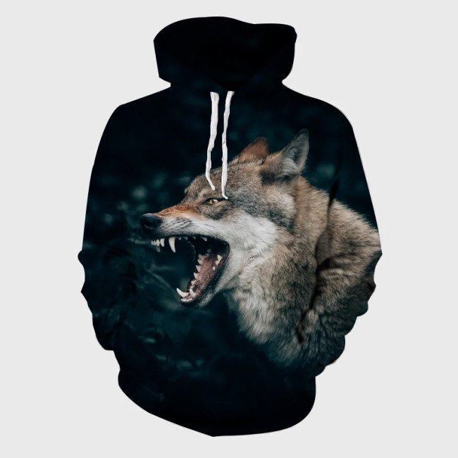 Fierce Wolf Hoodie