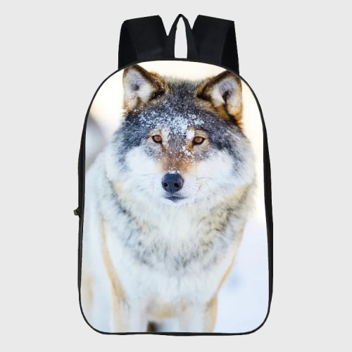 Wolf In Snow Backpack