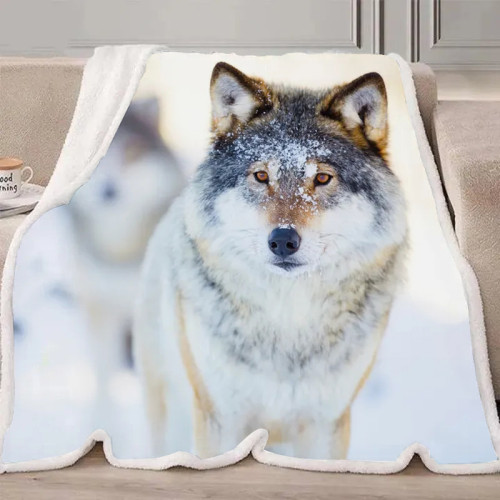 Wolf In Snow Blanket
