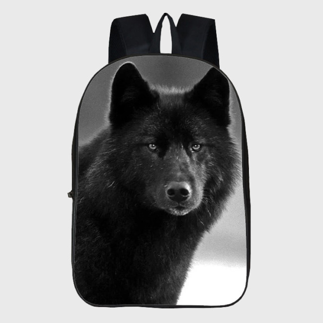 Black Wolf Backpack