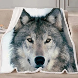 Wolf Face Blanket