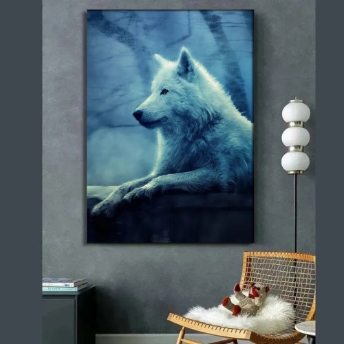 Mystical Wolf Painting Art