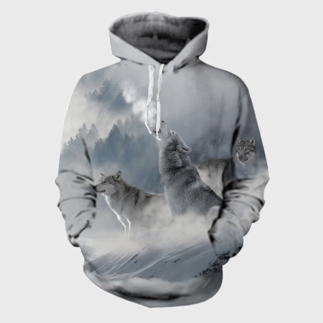 Cloud Wolf Hoodie