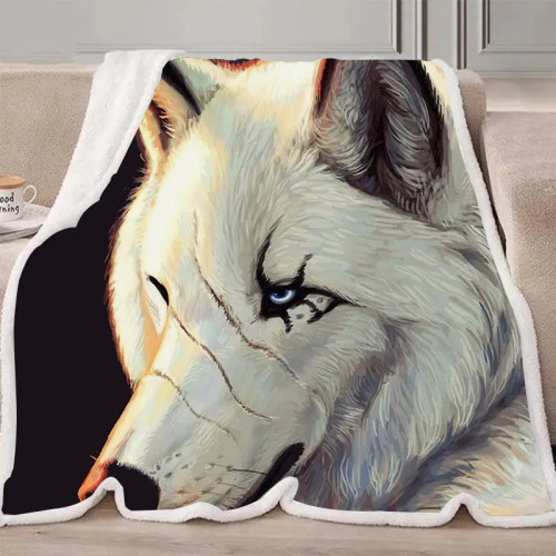 Cool Wolf Blanket
