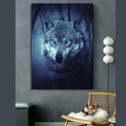 Wolf King Painting Art