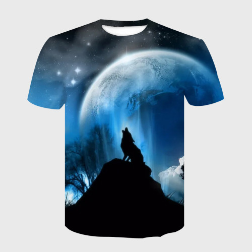 Fantasy World Wolf T-Shirt