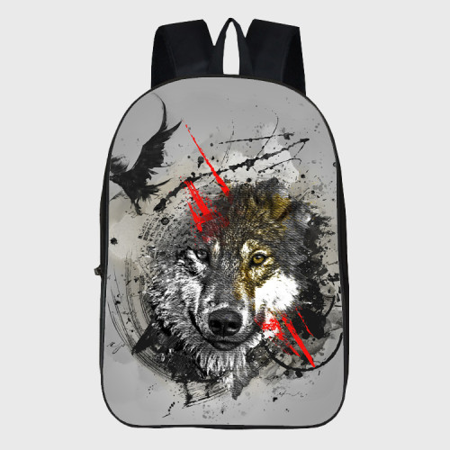 Wolf And Raven Backpack
