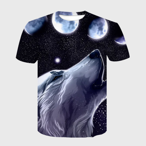 Cosmic Howl Wolf T-Shirt
