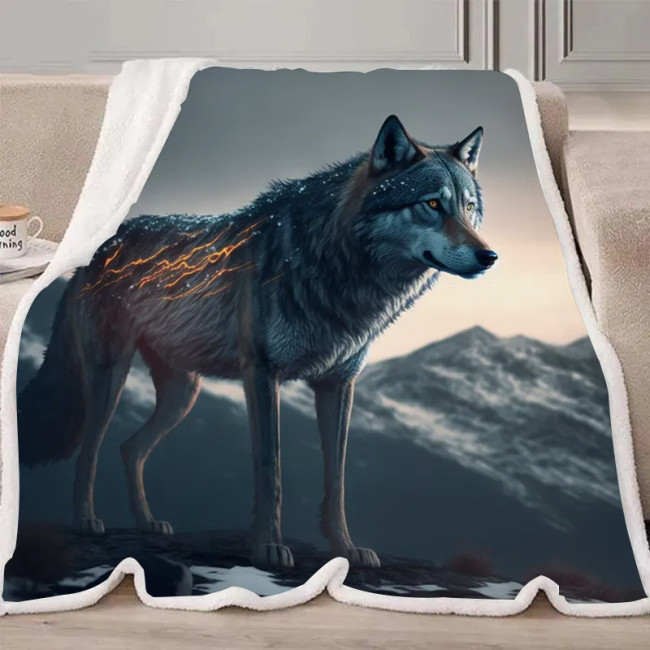 Alpha Wolf Blanket