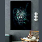 Wolf Head Painting Art