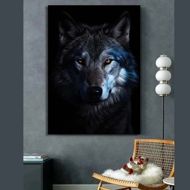 Cool Wolf Painting Art