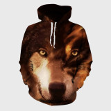 Fire Wolf Hoodie