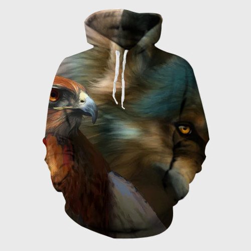 Eagle And Wolf Hoodie
