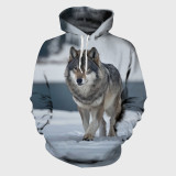 Gray Wolf Hoodie