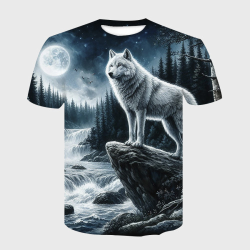 Mountain Wolf Moon T-Shirt