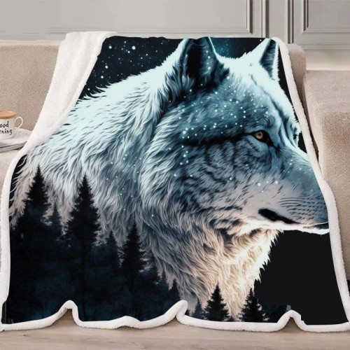 Wolf Art Blanket