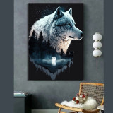 Wolf Art Painting Art