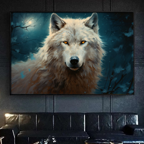 Arctic Wolf Wall Art