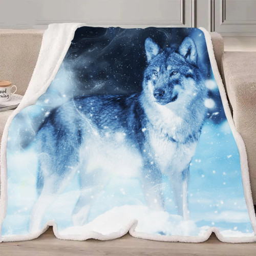 Wolf Art Blanket