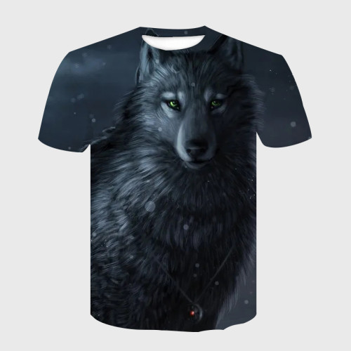 Anime Black Wolf T-Shirt