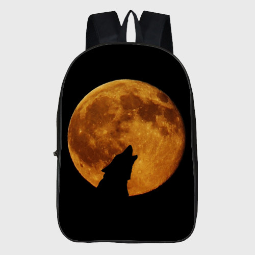 Wolf Howling Moon Backpack